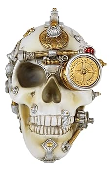 Amazon.com: Ebros Large Steampunk Cyborg Time Machine Steam